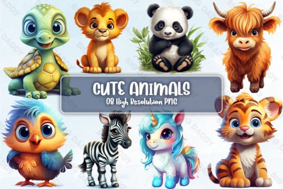 Download Cute Animals Sublimation Clipart - Premium Resources
