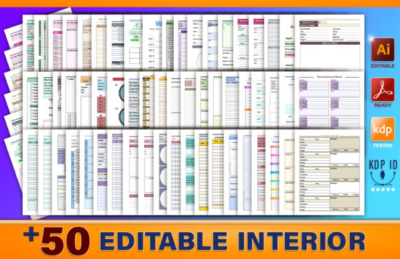 Download Editable Interior Templates, KDP Bundle - Kdp bundle Collection