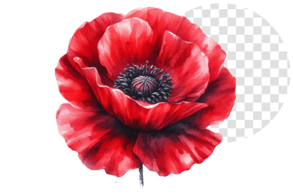 Download Poppify Watercolor Red Poppy Clipart - Red Collection