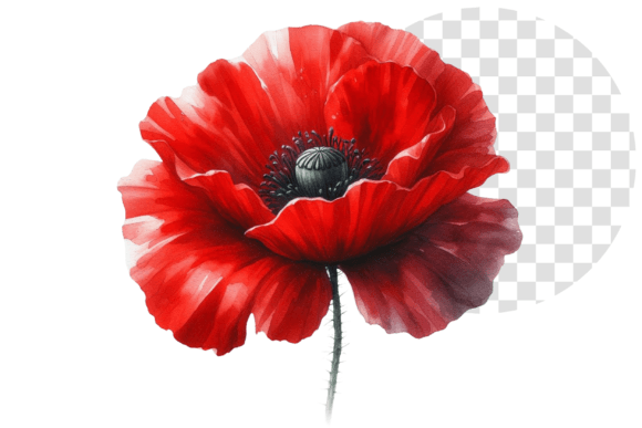 Download Poppify Watercolor Red Poppy Clipart - Red Collection