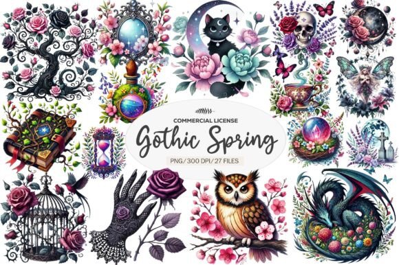 Download Gothic Spring Clipart - Spring clipart Collection