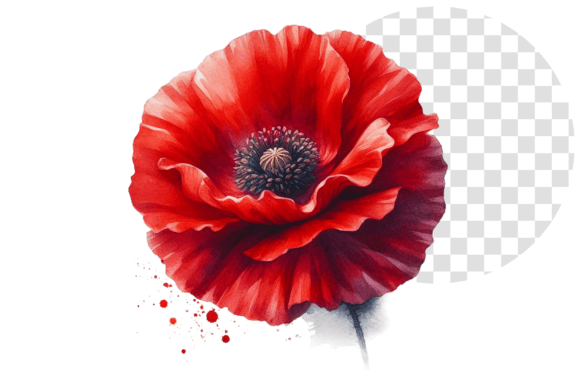 Download Poppify Watercolor Red Poppy Clipart - Red Collection