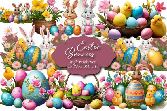 Download Easter Clipart, Easter Bunnies Clip Art - Premium Resources